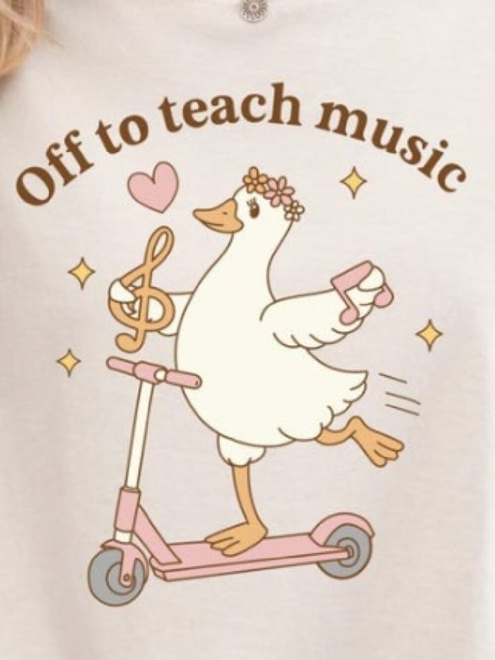 Music Teacher Shirt for a Fun Back to School Educator Tee - Picture 2 of 4
